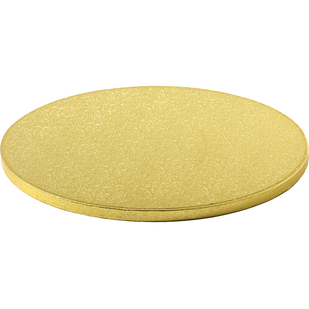 Podkład pod tort gruby, wytrzymały złoty 25 cm